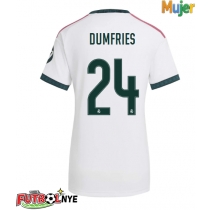 Camiseta Real Madrid Denzel Dumfries #24 Primera Equipación para mujer 2026-27 manga corta